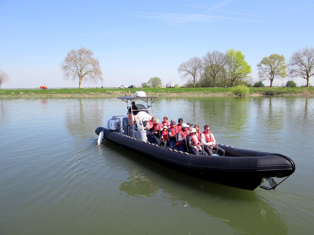 Découvrir la Baie de Somme en bateau semi-rigide - balade au départ de St Valery sur Somme