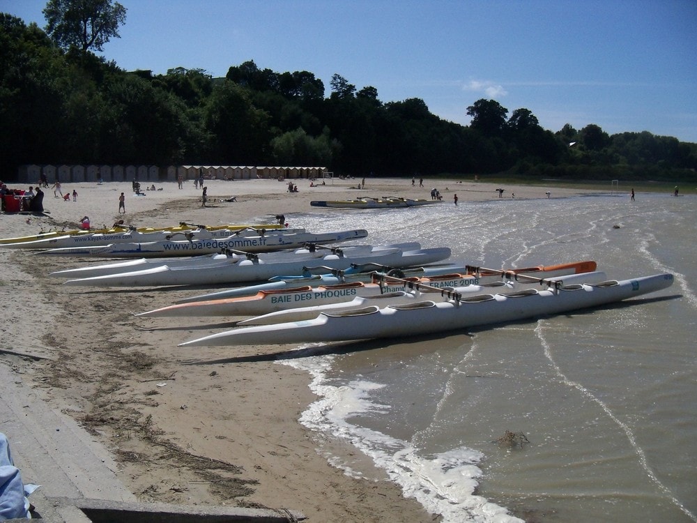 Pirogue et kayak de mer en Baie de Somme